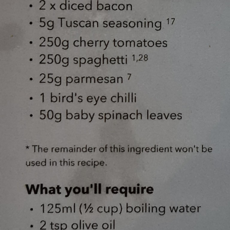 Tuscan Spaghetti with Bacon and Vegetables