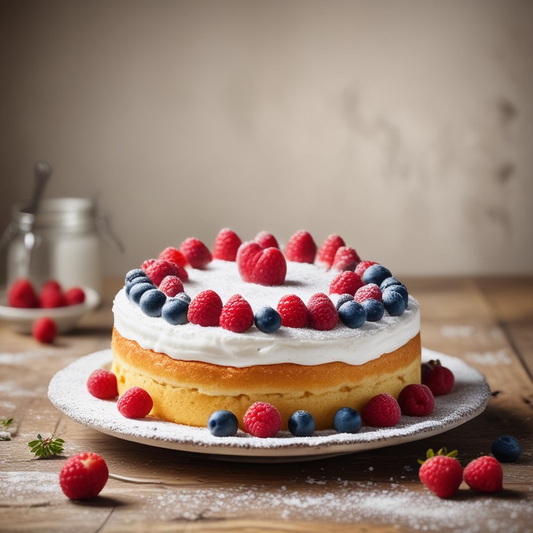 Fluffiger Vanillekuchen