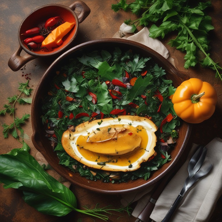 Brede de Citrouille Sautée à la Réunionnaise