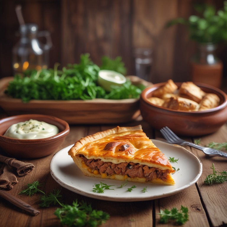 Осетинские пироги с мясом и сыром
