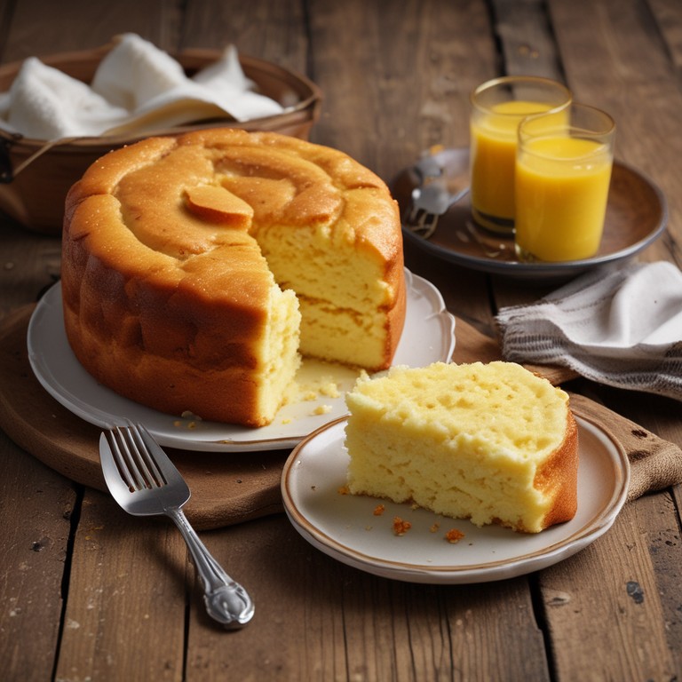 Bolo Fofinho de Ovos com Açúcar e Margarina