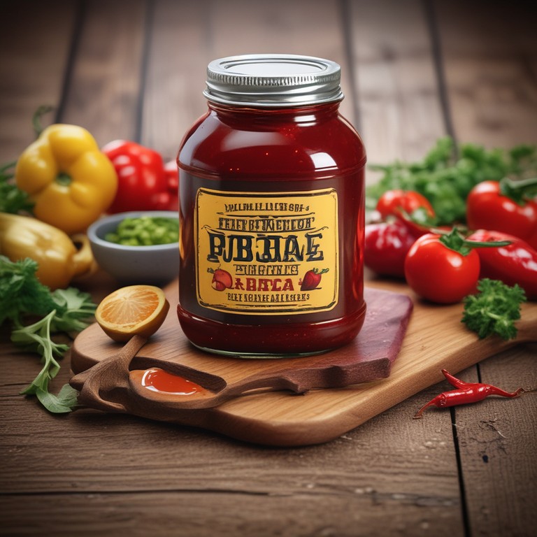 Sauce BBQ Épicée au Poulet