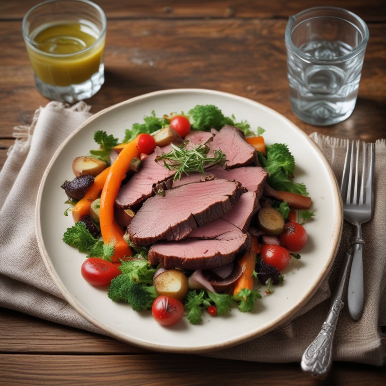 Savory Carne Salada with Herb Infusion