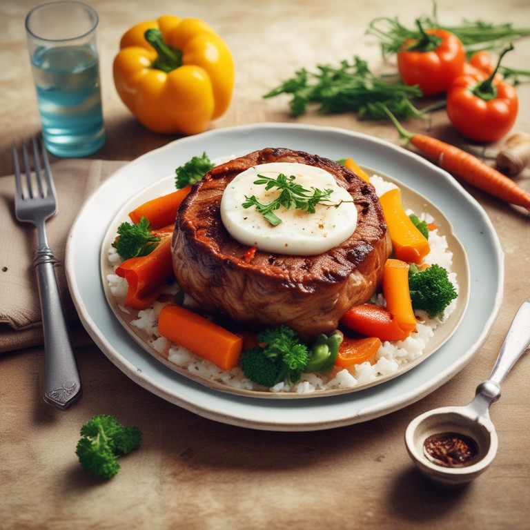 Osso Buco aux Légumes Colorés et Riz Parfumé