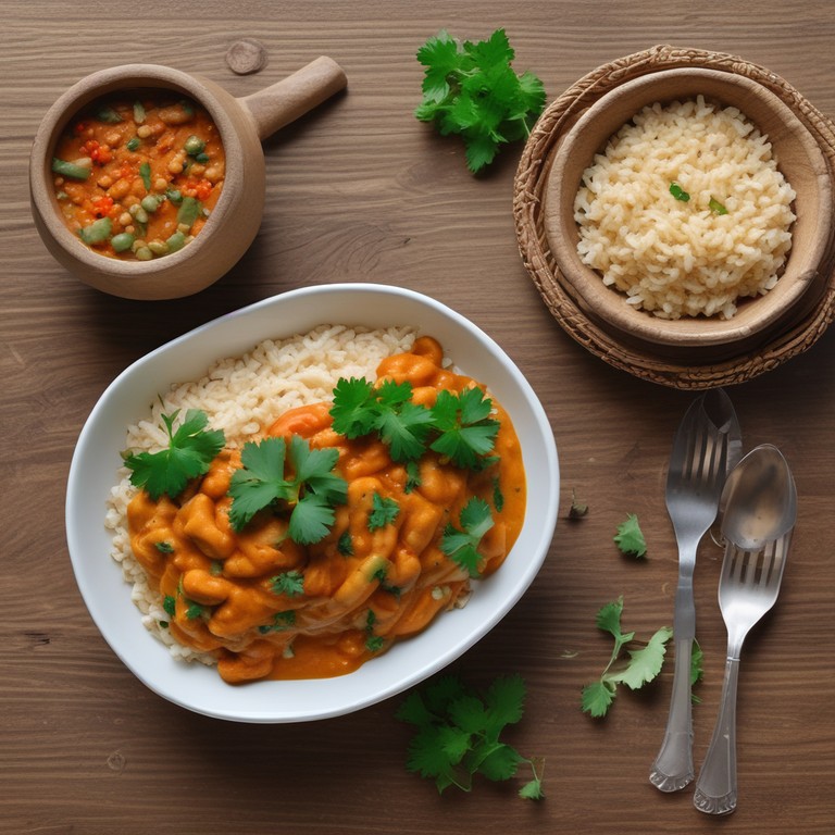 Simple and Healthy Indian Lentil Curry with Brown Rice