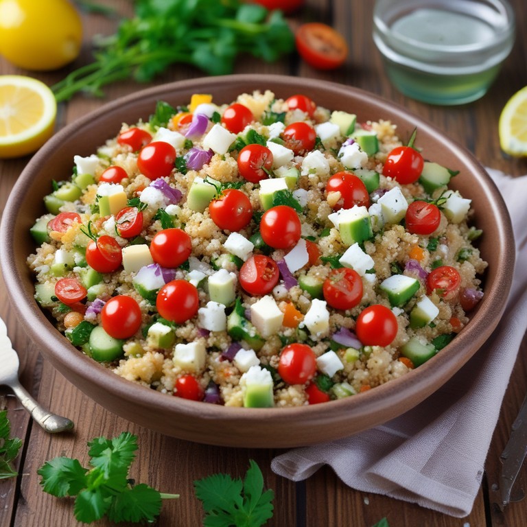 Zesty Quinoa and Chickpea Salad