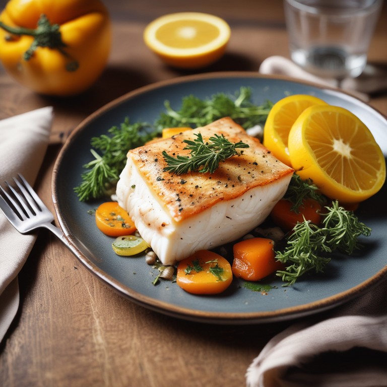 Cabillaud au Four avec Butternut et Citron