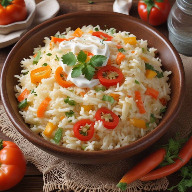 Creamy Vegetable Rice Delight