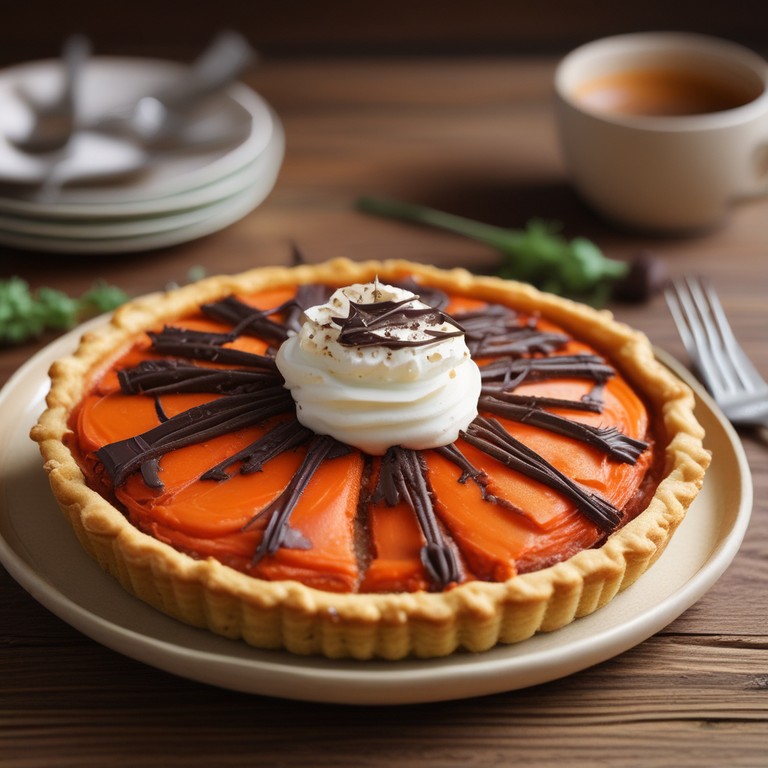 Torta de Cenoura com Chocolate e Creme de Leite