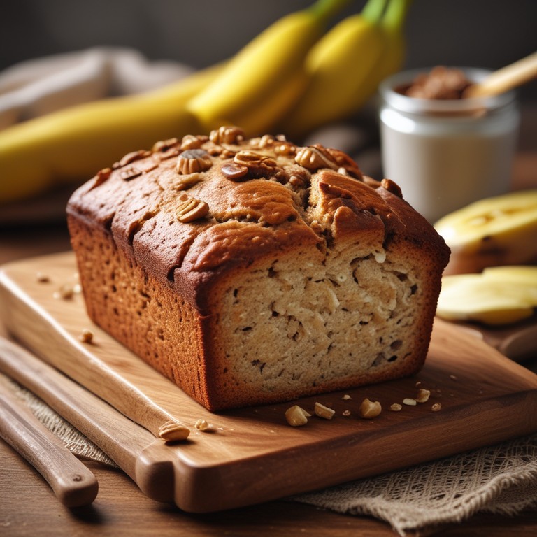 Pan de Banano Esponjoso con Nueces