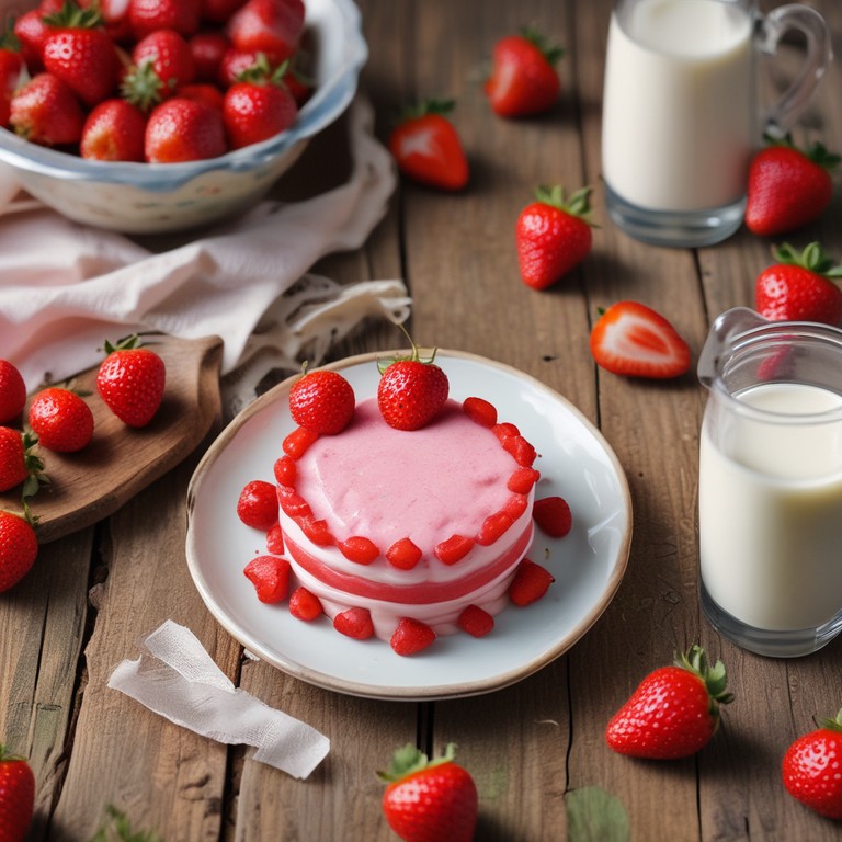Bonbons de Fraises au Lait et Beurre Oméga 3