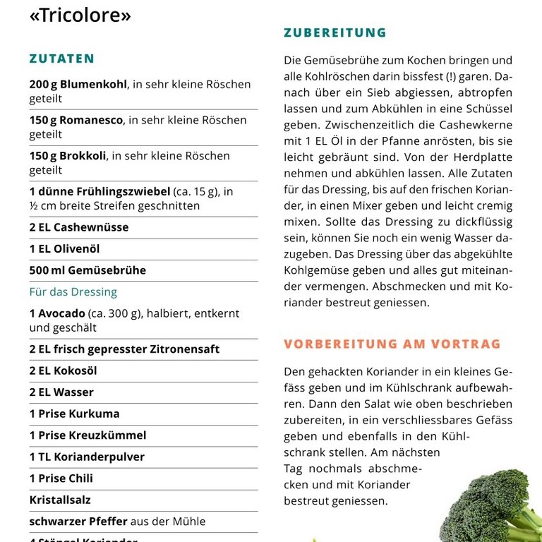 W4 T22.1 Kohlröschensalat «Tricolore»