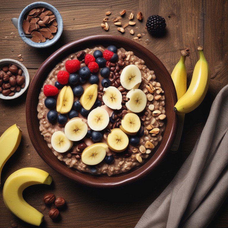 Chocolate Protein Oatmeal Delight