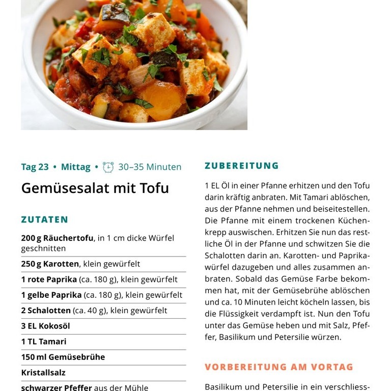 W4 T23.1 Gemüsesalat mit Tofu