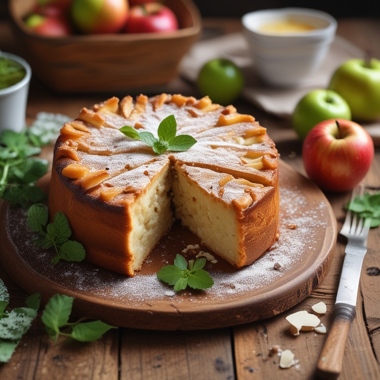 Creamy Apple Yogurt Cake