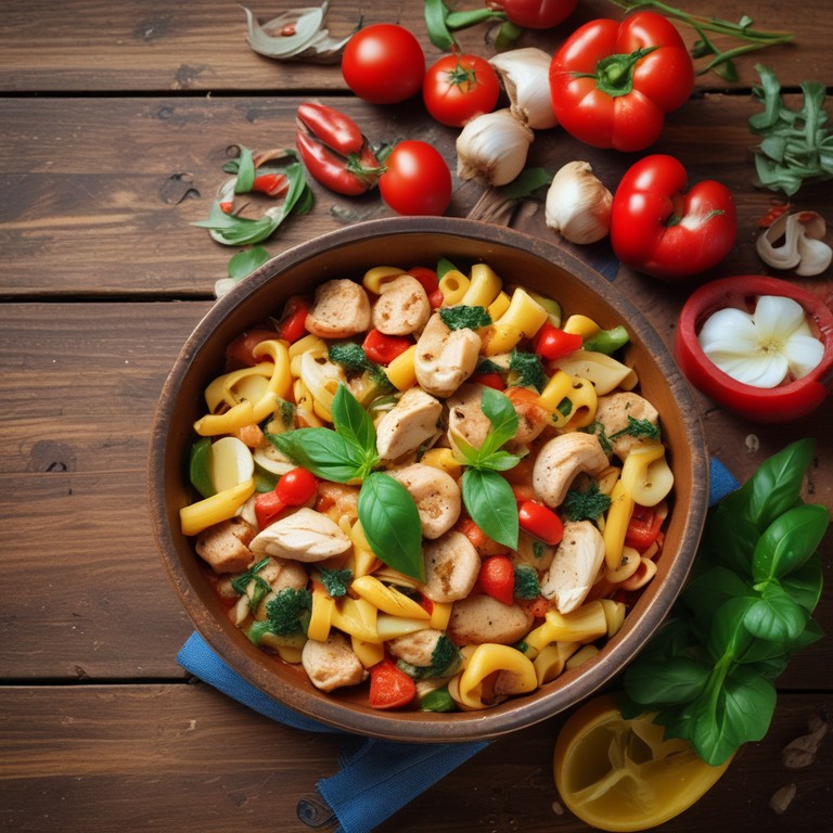 One Pot Pasta : Poulet et Légumes d'Été Épicés