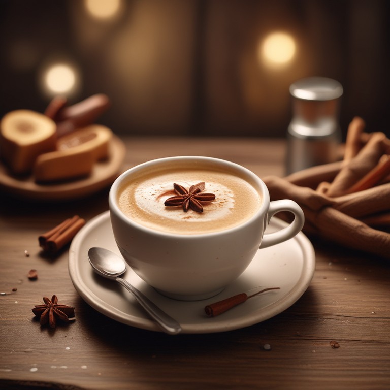 Café com Leite Cremoso e Canela