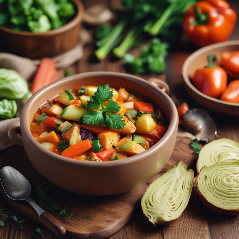 Kruidige Groentestoofpot zonder Zuivel