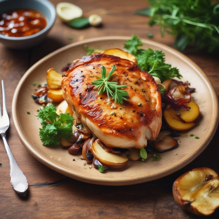 Frango à Moda com Banana e Molho Picante - Mr. Cook