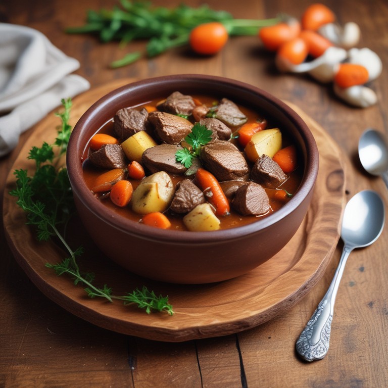 Savory Slow Cooker Beef Stew with Root Vegetables
