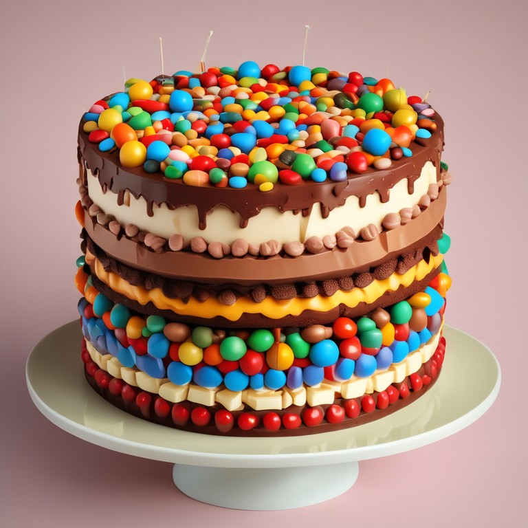 Ultimate KitKat Peanut Butter Cheesecake Layer Cake