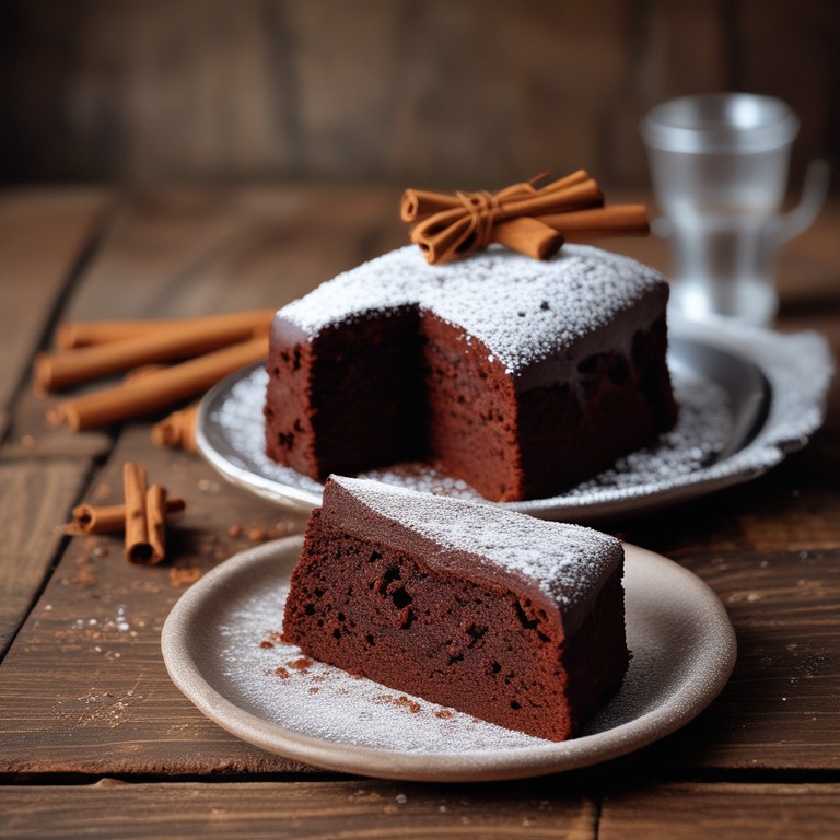 Gâteau Moelleux au Chocolat et à la Cannelle