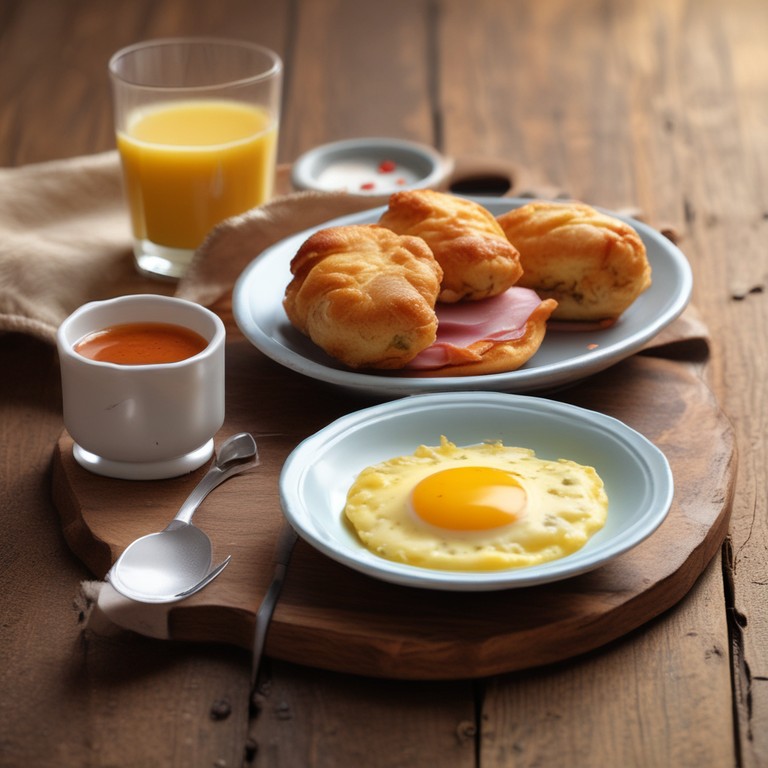 Pastel de Queijo e Presunto com Ovo