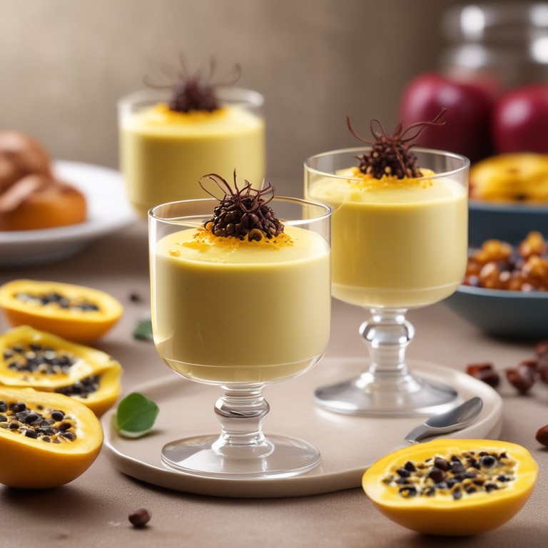 Mousse de Maracujá com Leite Condensado