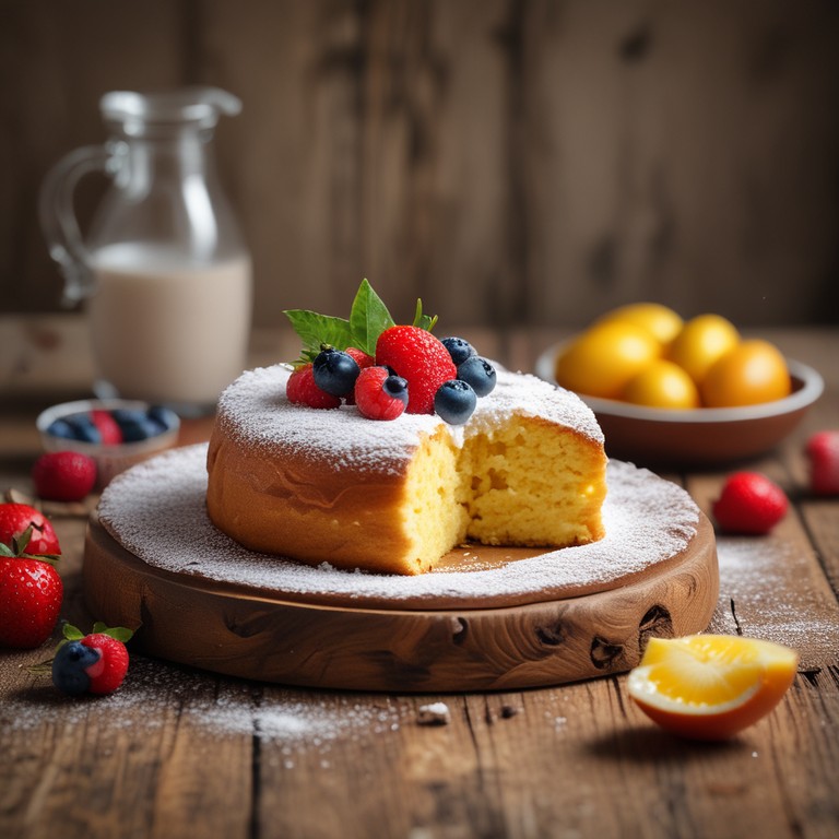 Bolo Doce de Farinha com Açúcar e Ovo