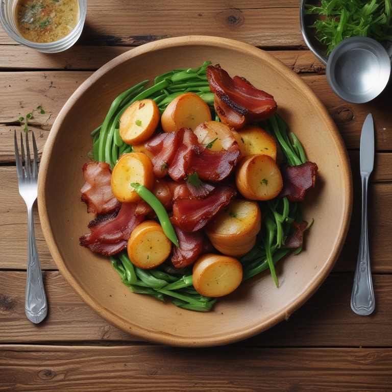 Sassami com Bacon e Batatas Temperadas
