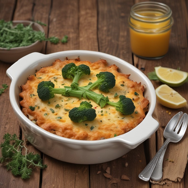 Gratin de Brocolis au Thon et Fromage Blanc
