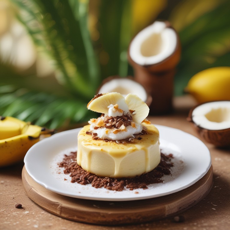 Doce de Banana com Coco e Achocolatado