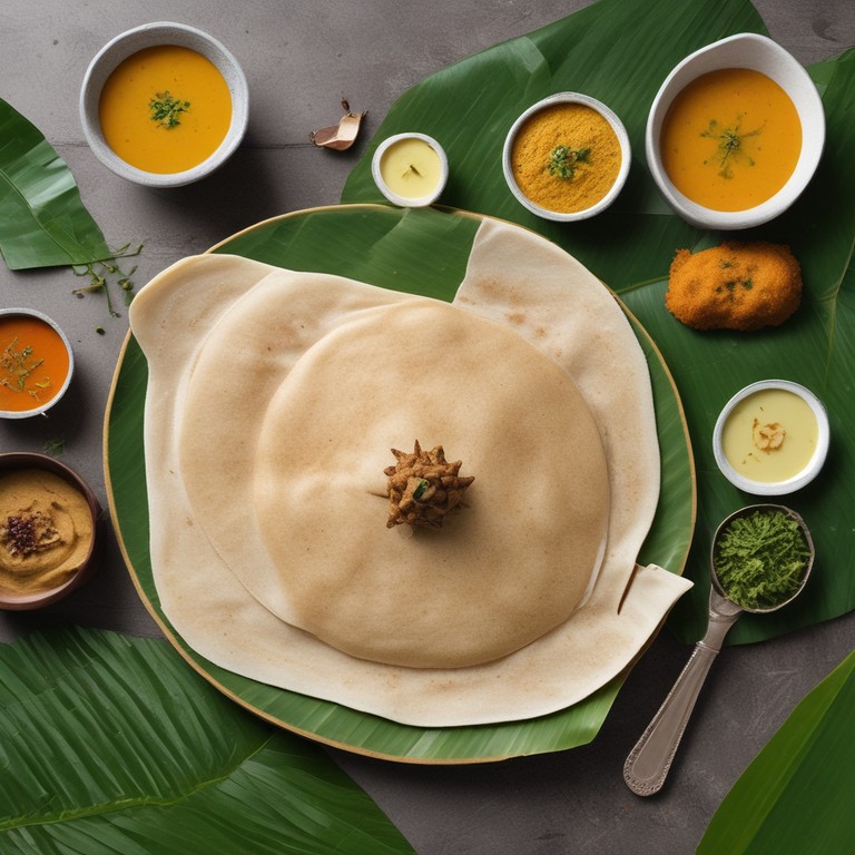 Crispy White Puttupodi Rava Dosa