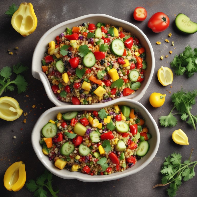 Ensalada de Quinoa Fresca y Colorida