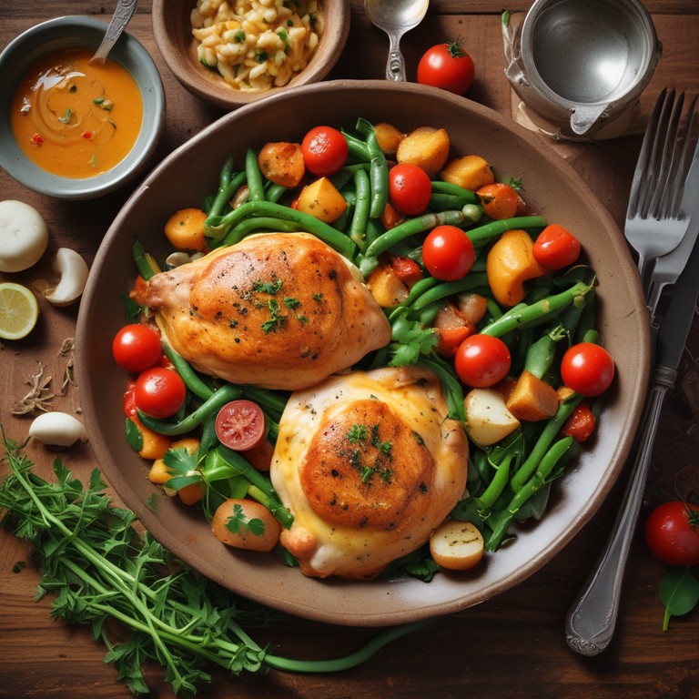 Creamy Paprika Chicken with Vegetables