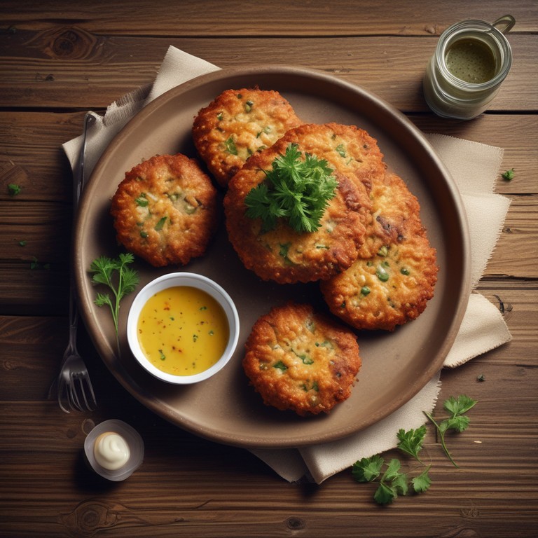 Bolinho de Aveia com Carne e Xuxu