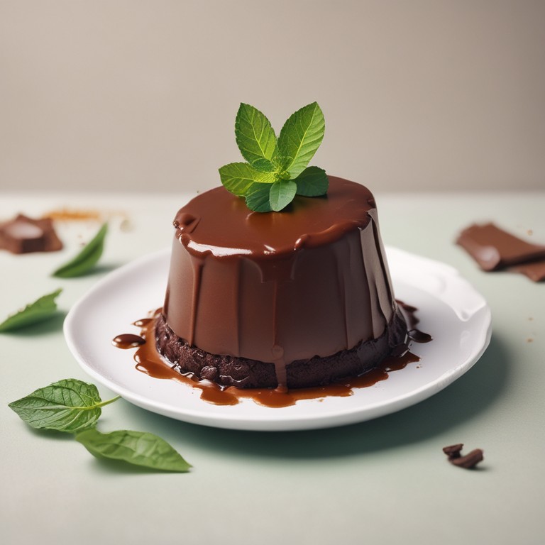 Pudim de Chocolate Cremoso