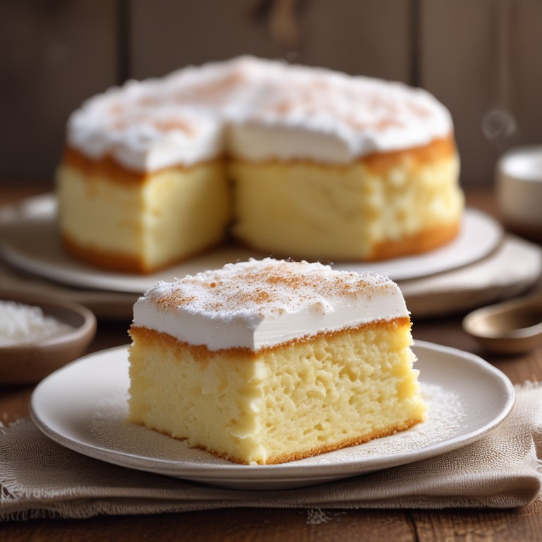 Bolo de Creme de Leite Fofinho