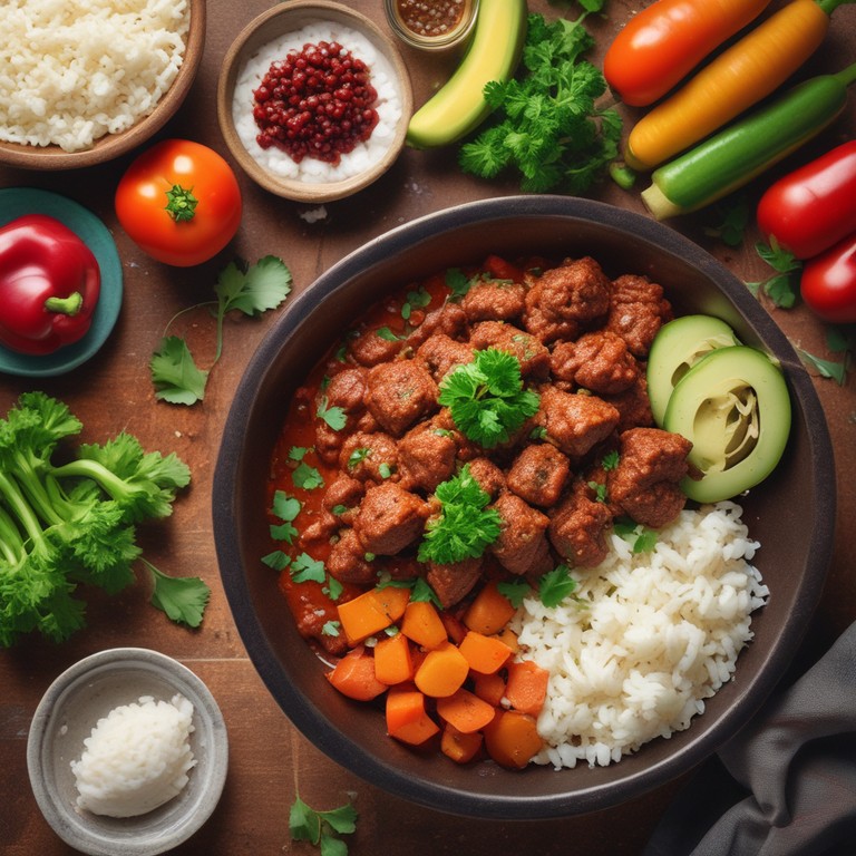 Arroz com Carne Moída à Brasileira
