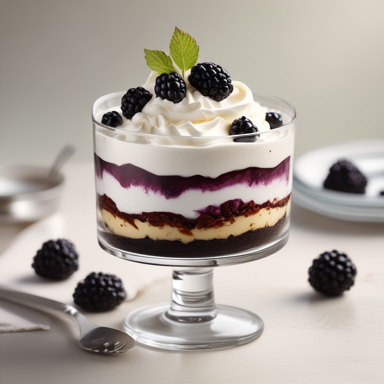 Delícia de Amora Congelada com Cream Cheese