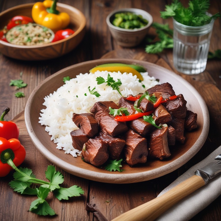 Feijão Carioca com Costela e Arroz