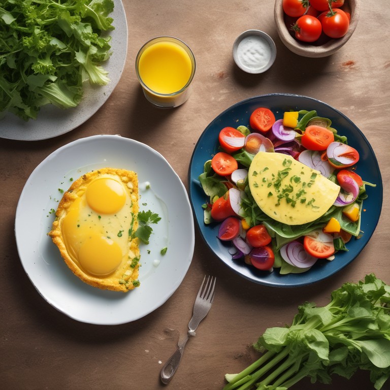 Omelette Gourmande aux Légumes et Féculents
