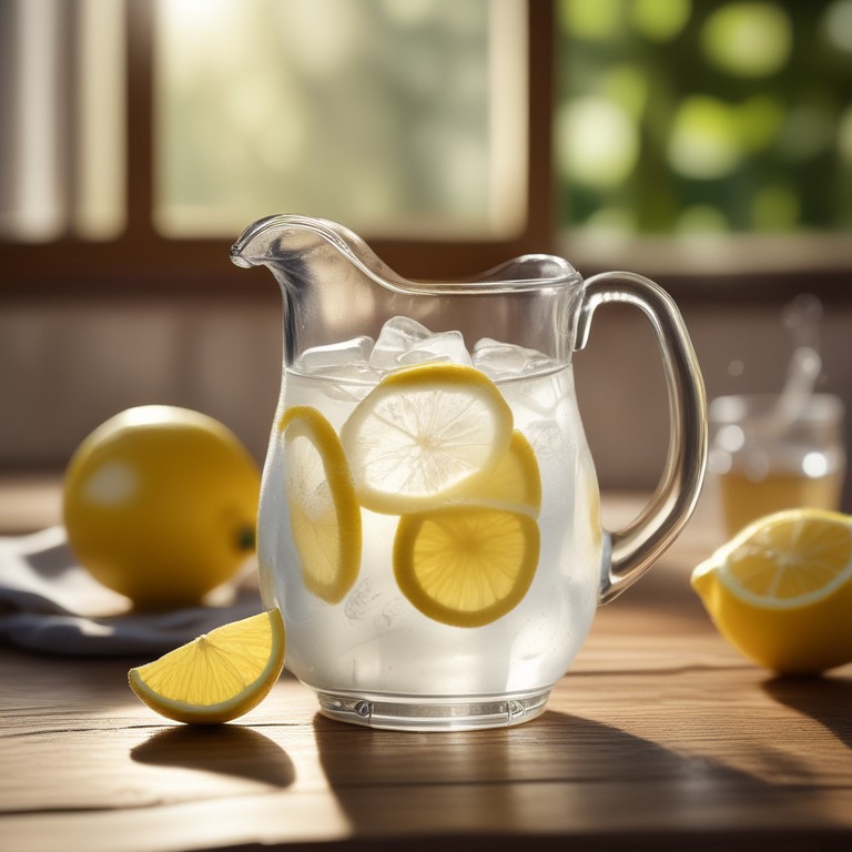 Refreshing Lemon Sugar Water