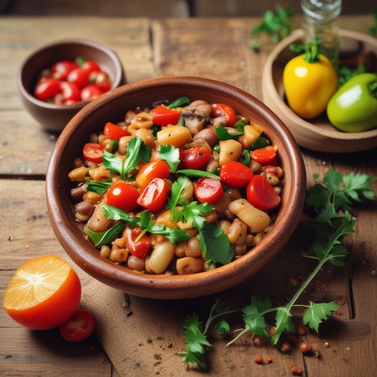 Feijão Carioca com Cebola, Alho, batata e Tomate