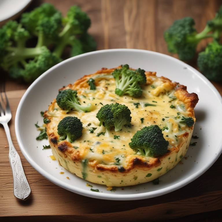 Brócolis Gratinado com Queijo