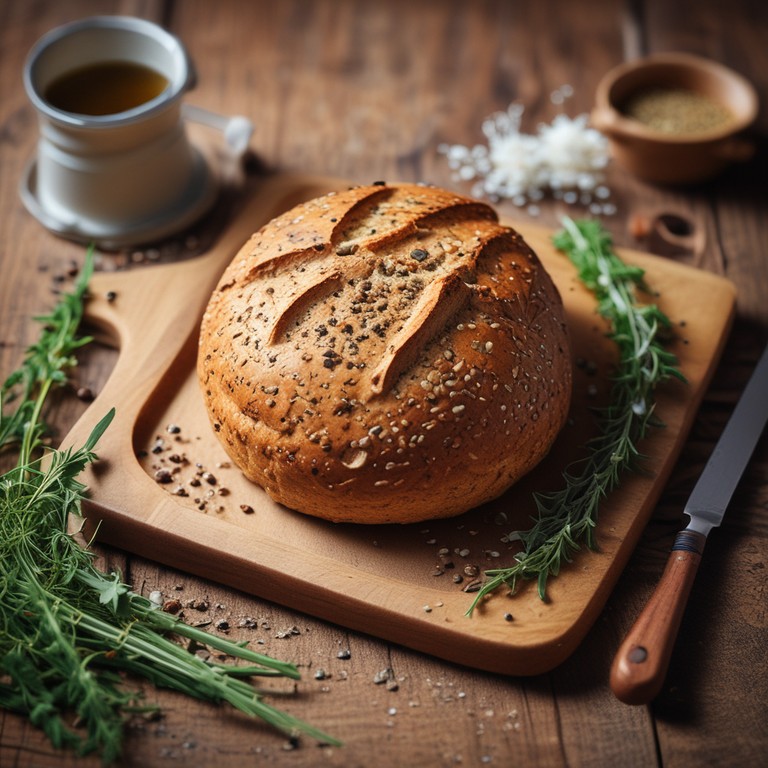 Pão Vegano Sem Glúten com Sementes e Ervas