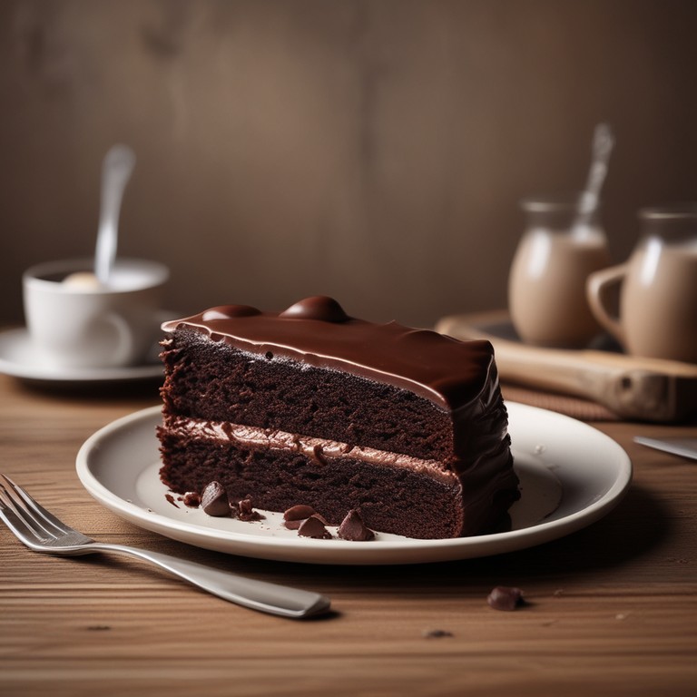 Bolo de Chocolate Cremoso