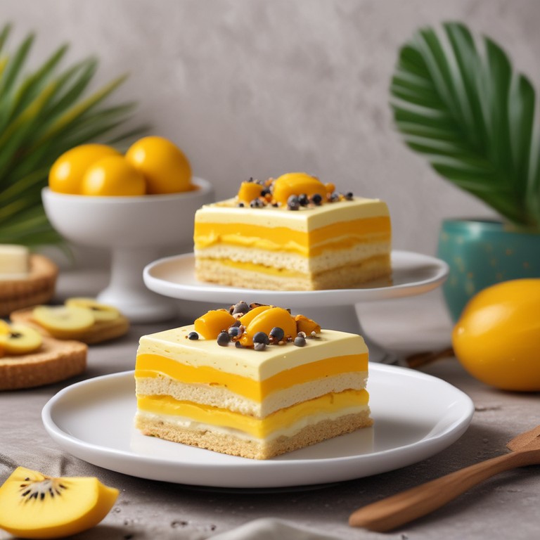 Tropical Mango Passionfruit Arrowroot Biscuit Delight
