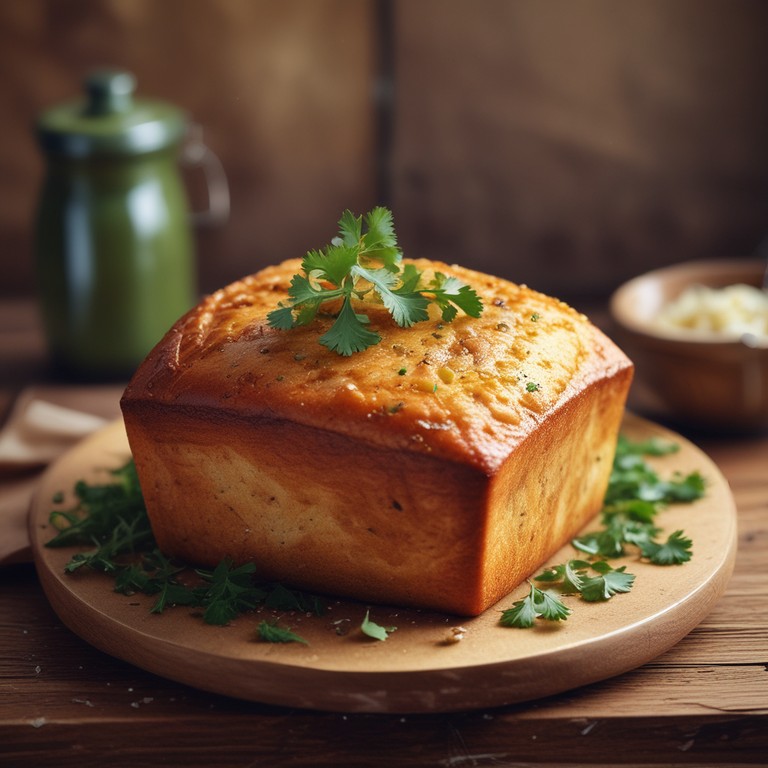 Spiced Semolina Bread with Caramelized Onions
