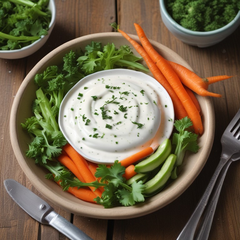 Sauce Apéro Santé aux Herbes et Yaourt